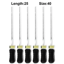 K Files DENTAL K-FILES ENDODONTIC FILE 25 mm LENGTH SIZE 6 8 10 15 20 25 30 35