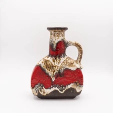 Stunning Mid-Century "Fat Lava" Dümler & Breiden 603 Vase, 1970s