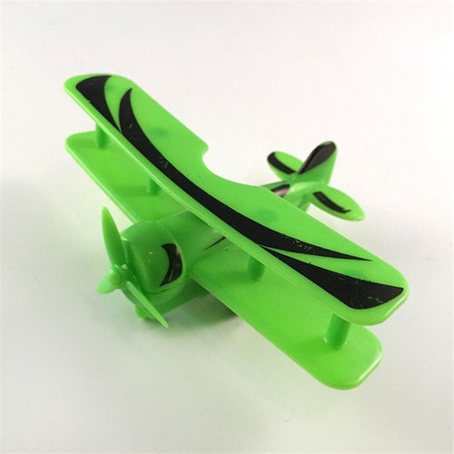 Mini Vintage Plastic Plane Model Aircraft Glider Biplane Airplane Model Kid-*- - Picture 5 of 12