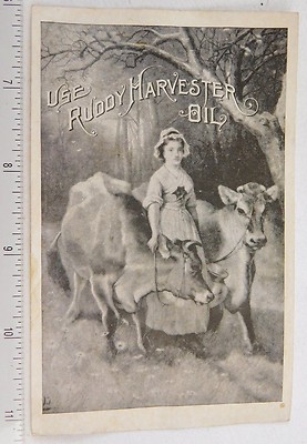 Ruddy Harvest Oil Farm Machinery,  L.D. Mix Oil & Naptha, L.H. Peck Olin, IA F53