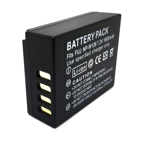 Battery / USB Charger For FUJIFILM NP-W126 NP-W126S BC-W126 US STOCK BRAND NEW - Picture 3 of 14