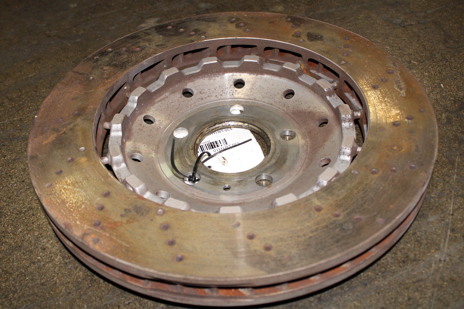Lamborghini Gallardo, LP550, 560, Front Brake Rotor, Steel, Used, P/N 420615301D