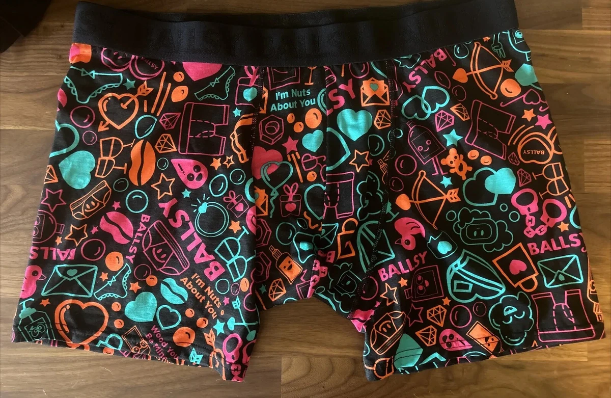 Ballsy Men's Underwear Boxer Briefs Size XXL Novelty Balls Nuts For You |  eBay