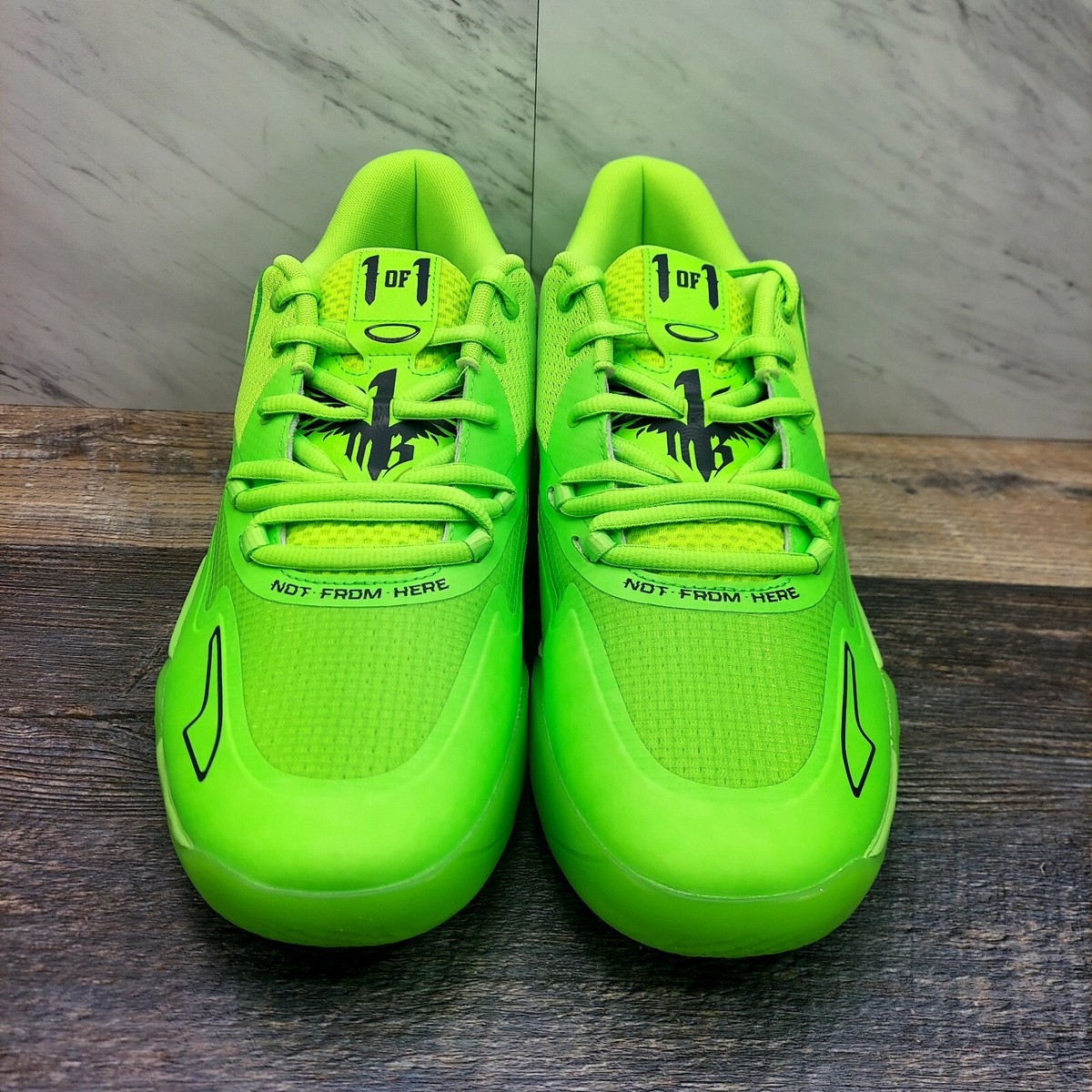 PUMA Lamelo Ball MB.01 Low Green Gecko 376941-07 Men's Size