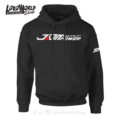 JMD Power, Japanese Domestic Market, Black Hoodie