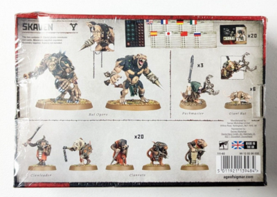 Warhammer 40k: Age of Sigmar Warcry - SKAVEN - Sealed New in Box
