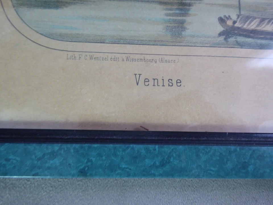 LITHOGRAPHIE ancienne: VENISE. - Photo 4/4