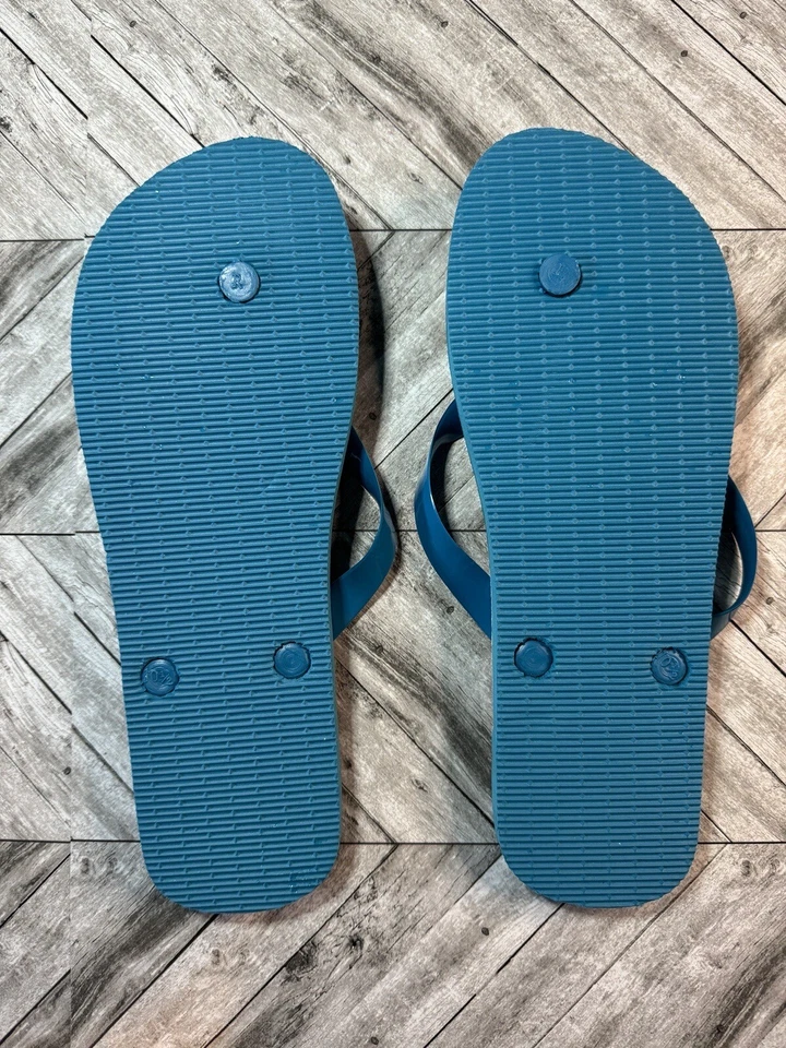 Sandalia de tanga Margaritaville Flip Flop para mujer Talla M Azul Verde Playa Yoga Foto 3 de 4