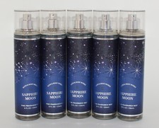 5 BATH BODY WORKS SAPPHIRE MOON FRAGRANCE MIST SPRAY 8 OZ LARGE PEAR FREESIA
