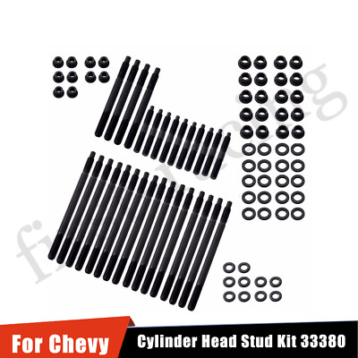 #ad Cylinder Head Stud Kit For 1997 2003 Chevy LS1 LQ9 LS6 4.8L 5.3L 6.0L Engines $44.59