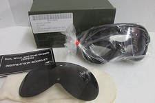 US Military Sun Wind and Dust Goggles w/ Ballistic Lens MSA Eye Protection NOS 