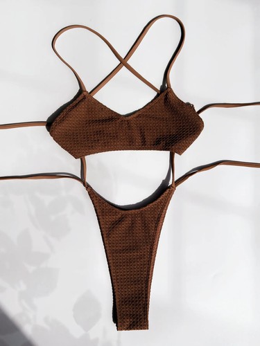 Womens Sexy One Piece Swimsuit Swimwear High Cut Out Monokini Thong Bathing Suit - Picture 23 of 63