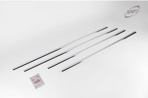 SAFE Chrome Weather Strips Molding 4pcs for 08/2009 ~ 12/2014 Kia Sorento - Picture 2 of 7