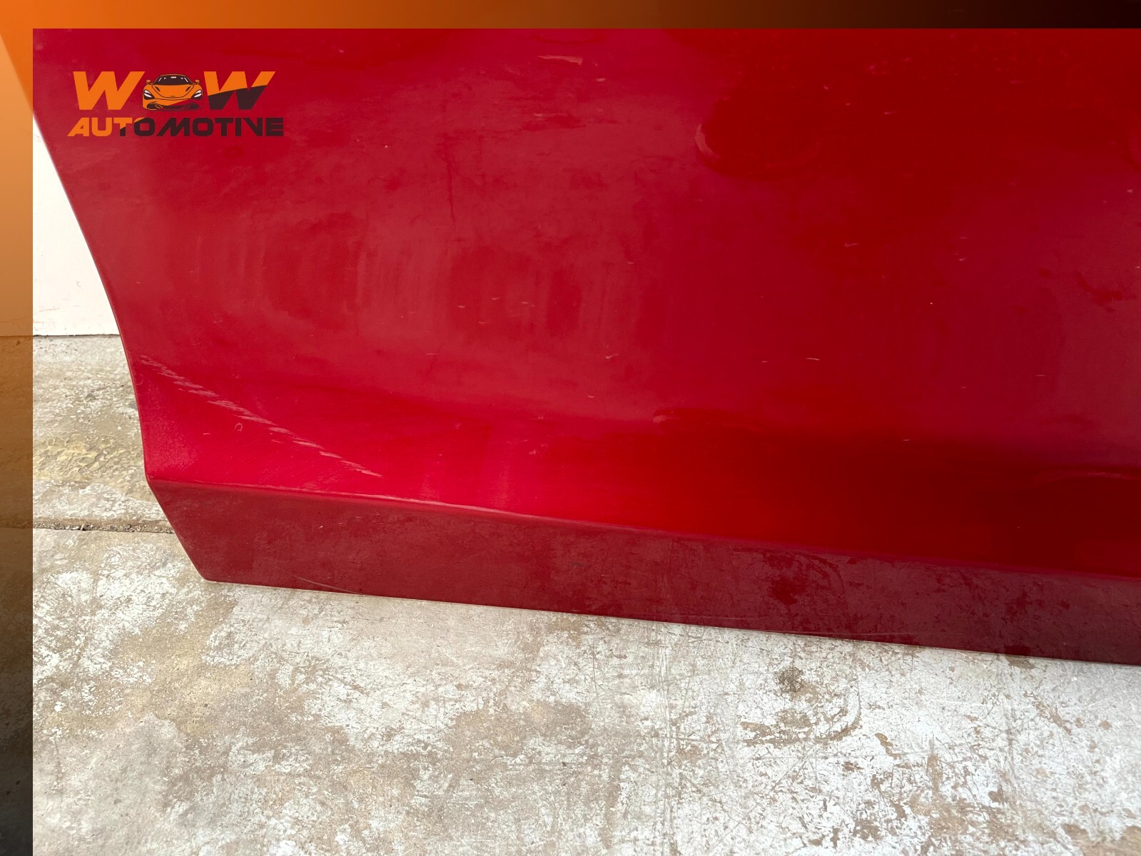 14-17 MASERATI GHIBLI FRONT RIGHT PASSENGER SIDE DOOR SHELL RED OEM