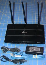 TP-Link Archer A7 AC1750 Wireless Dual-Band Gigabit Router - Black