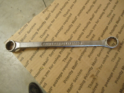 Lectrolite  25/32'' x 3/4'' 12 Point Offset Double Box End Wrench Alloy 304 USA  T