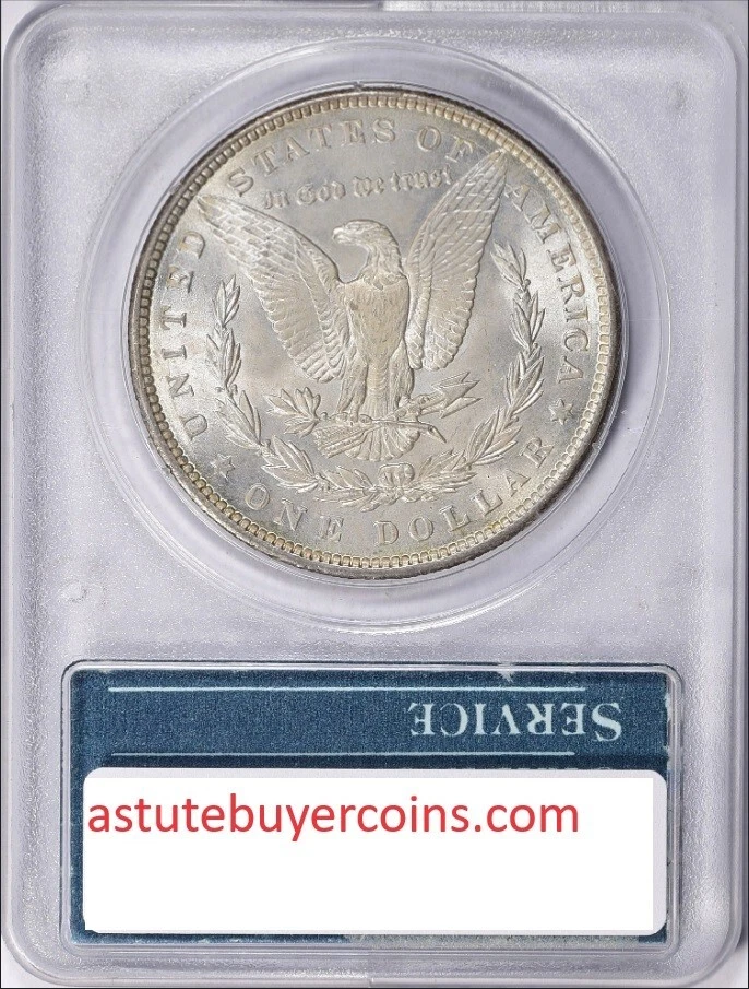 1900 P PCGS MS63 Rattler OGH Morgan Silver Dollar BU Lustrous FREE SHIPPING! - Image 4 of 4