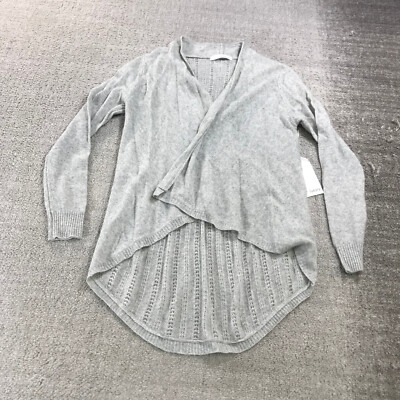Subtle Luxury Sweater Womens Small 100% Cashmere Crop Cardigan