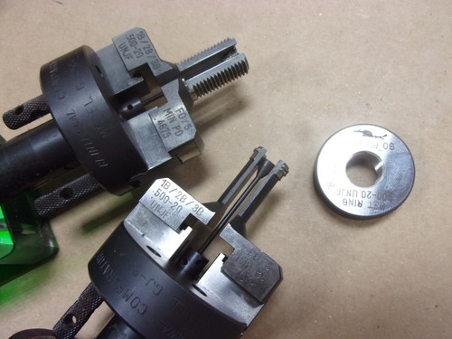 Johnson GJ-5S Bi-Internal Gaging Comparator Thread Gage 1/2- 20 UNJF No Go Set - Picture 9 of 22