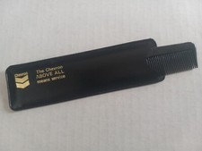 Vintage Chevron Gas Station Promo Unbreakable Pocket Comb in Sleeve