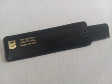 Vintage Chevron Gas Station Promo Unbreakable Pocket Comb in Sleeve