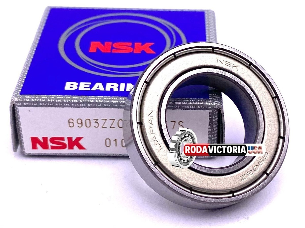 NSK JAPAN 6903 ZZ C3 Deep Groove Ball Bearing, Metal Shielded