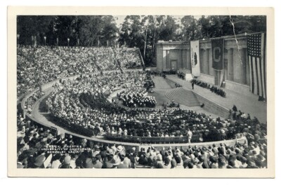 Vintage Postcard Greek Theater University of California Berkeley California CA
