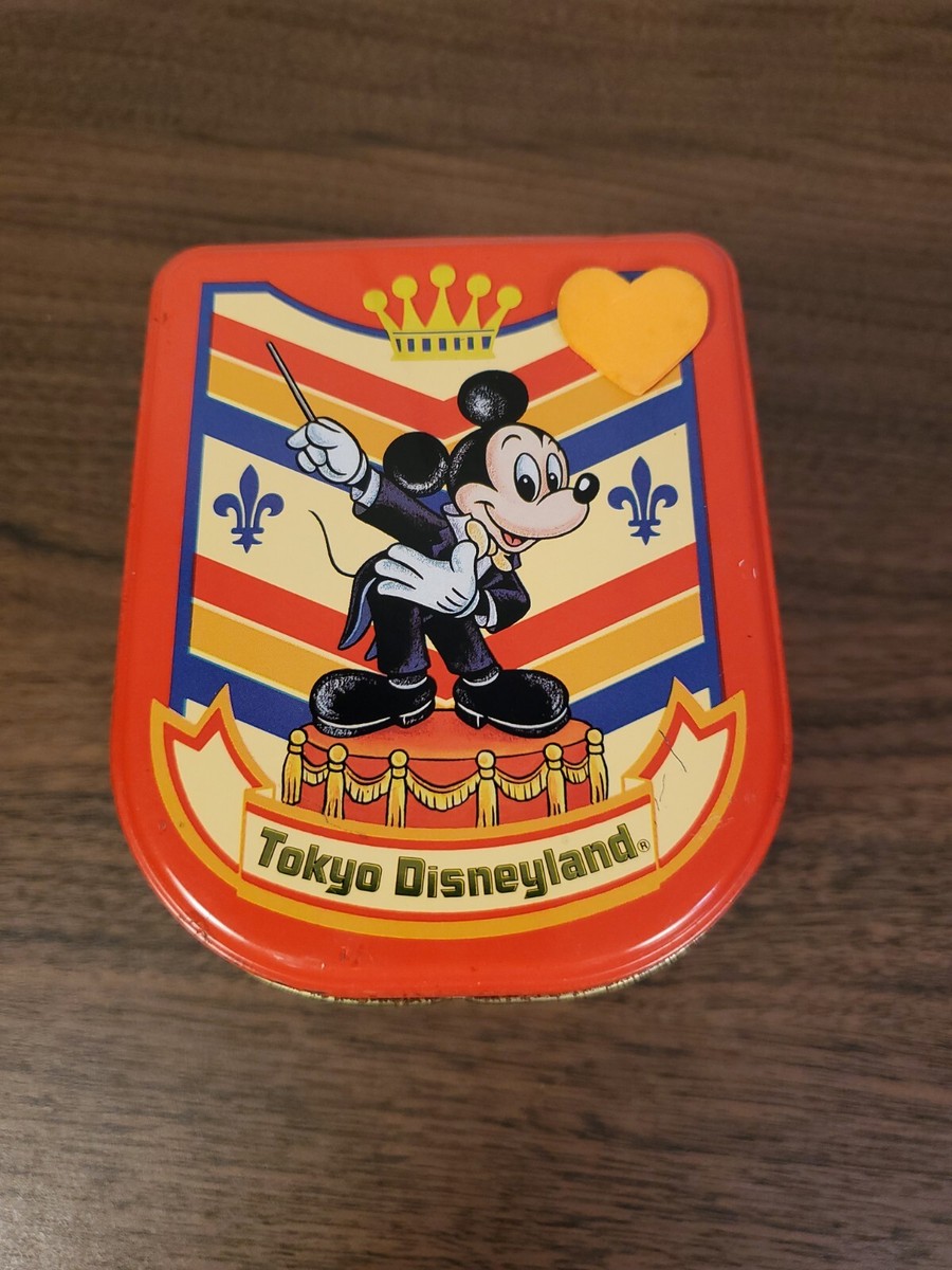Tokyo Disney land Japan cookie tin box - Sweet Bean Paste Flavor