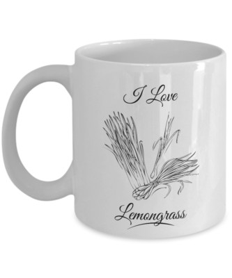 I Love Lemongrass Herb Home Food Cooking Essentials Coffee & Tea Gift Mug