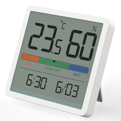 Thermometer Indoor Digital Hygrometer Temperature Humidity Meter Weather Station