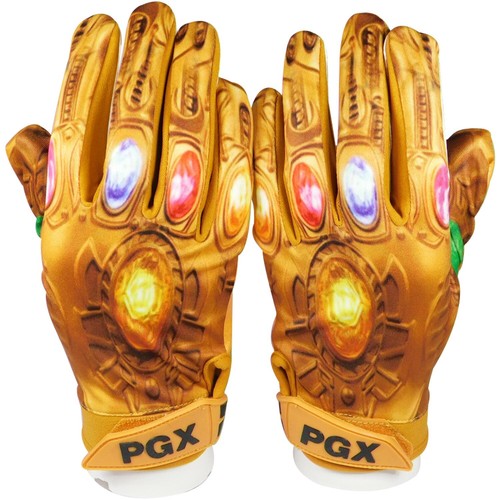 PGX Football Youth Thanos Receiver Gloves "Power Stones" Size Large eBay