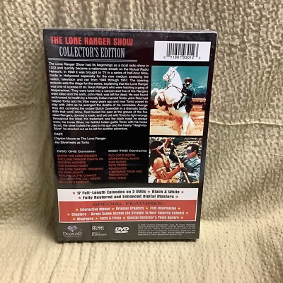 The Lone Ranger Show Collectors Edition Two Pack DVD Set 17 Great