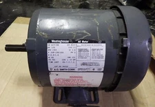 AO Smith Motor 94200 3PH 0.5HP 208-230/460V 2.8/1.4Amp 60Hz 1725RPM Used. 