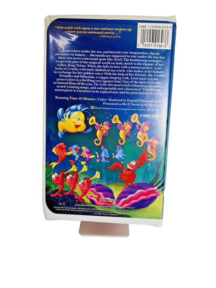 Walt Disney THE CLASSICS The Little Mermaid Controversial Cover 1989