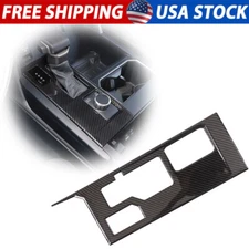 Carbon Fiber ABS Interior Gear Shift Box Trim Cover For Tundra Sequoia 22-23 US