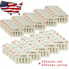 100box Dental Fiber Post Resin High-intensity Screw Thread Quartz +Drills 2Color