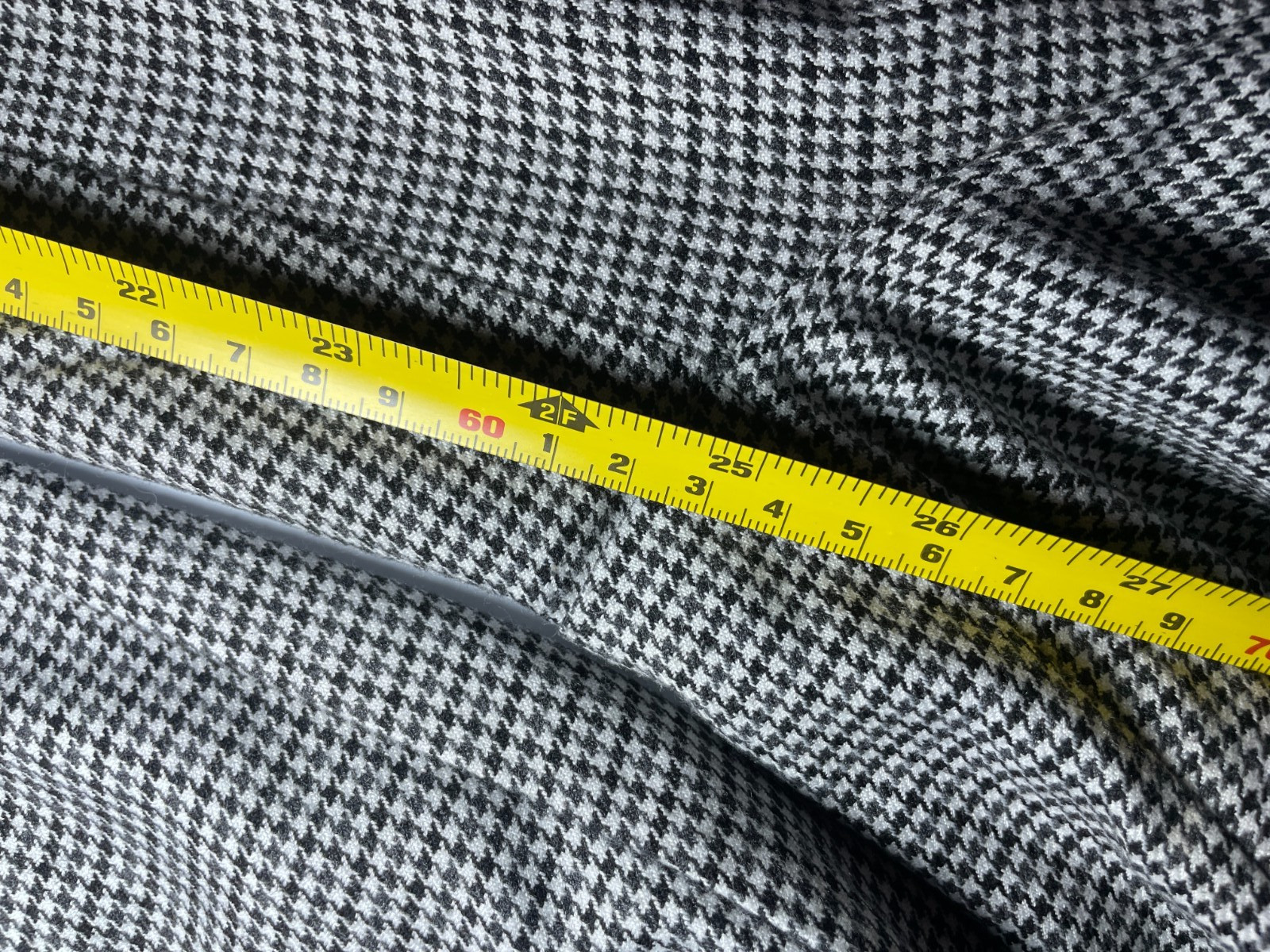 Zara Trafaluc Trousers Womens Size Medium Black White Houndstooth Capri Cropped  thumbnail 8