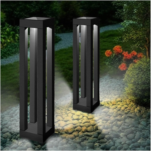 Outdoor Solar Floor Lamps, Lantern Floor Lamp, Outdoor Decor Lanterns for Garden - Picture 10 of 12