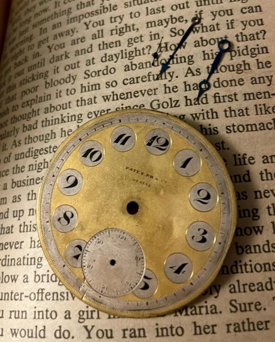 Ultra Rare Patek Philippe 18-19L Frosted Gold Dial by Louis Jeanneret c.1895