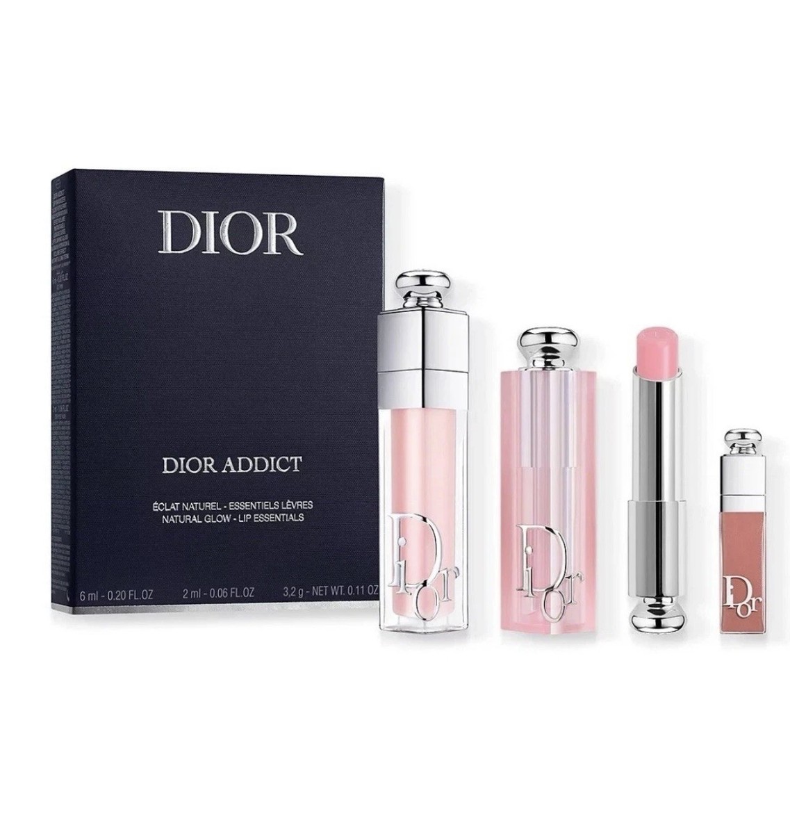 リップケア Dior Addict/Lip Maximizer & Lip Glow 001 DIOR ADDICT 3-PIECE SET (001 Pink) Lip Glow, Lip Maximizer & Mini