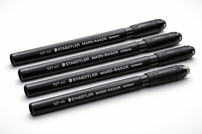 STAEDTLER Mars Rasor 527 40 Radiergummi Pen Germany NOS Vintage Drafting 4PCS...