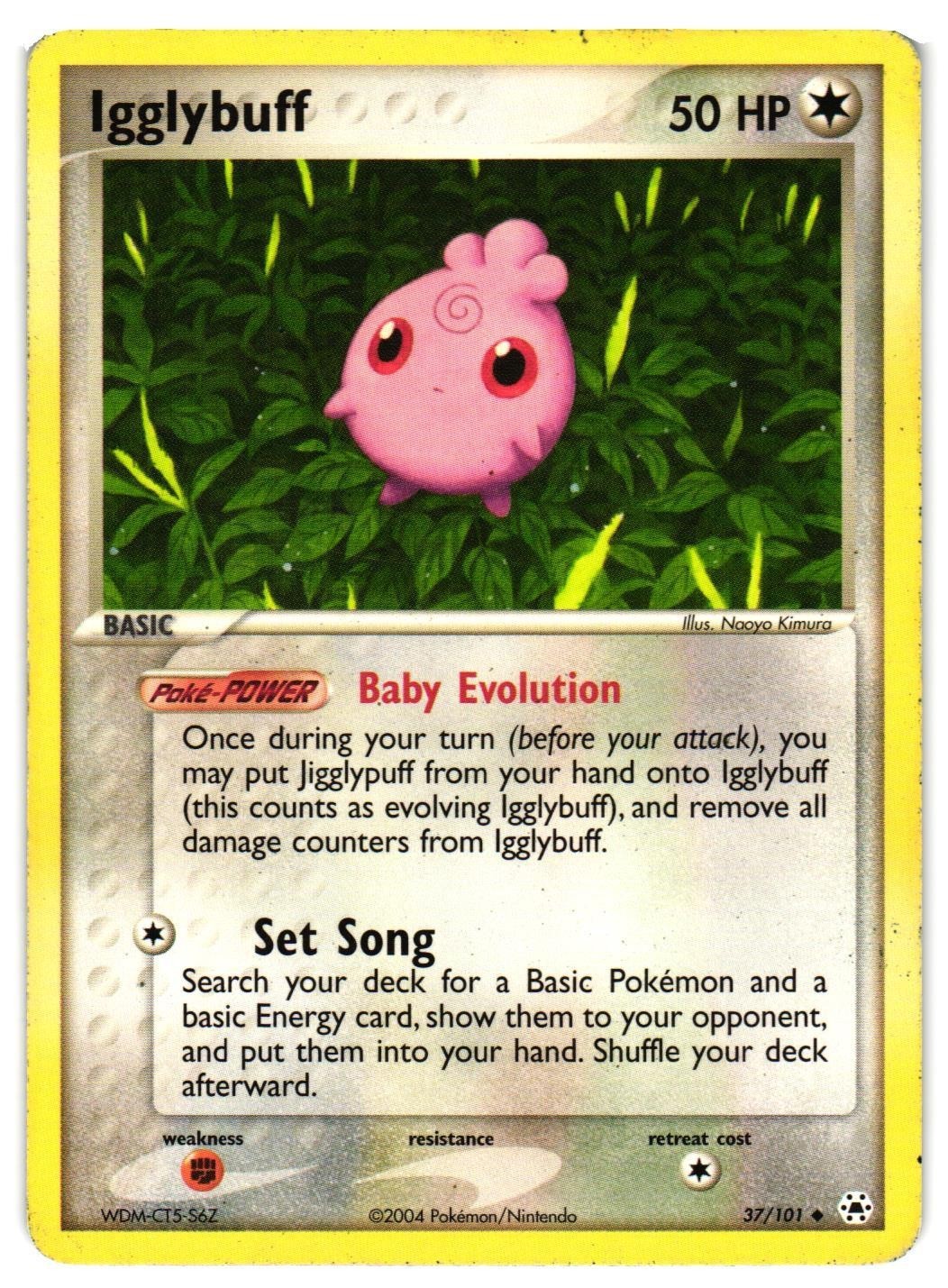 Pokemon TCG Igglybuff 37/101 Hidden Legends Regular MP