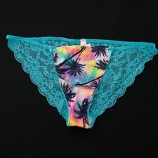 NEW Victoria's Secret VTG PINK Low Rise Lace String Bikini Panty MEDIUM