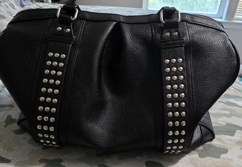 Bolso Evie grande Lux de Ville negro mate Foto 2 de 4