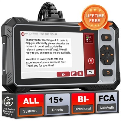 2026 ANCEL FX6100 Profi KFZ OBD2 Diagnosegerät Deutsch Alle System CANFD 15Reset