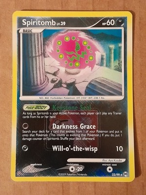 Spiritomb 32/99 League Crosshatch Promo LP-NM See Pictures