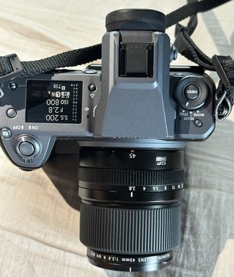 Fujifilm GFX100 102MP Medium Format Camera GF45 mm F2.4 Lens