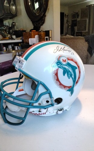 Vintage Dan Marino Signed Full-Size Miami Dolphins Helmet Riddell Pro-Line