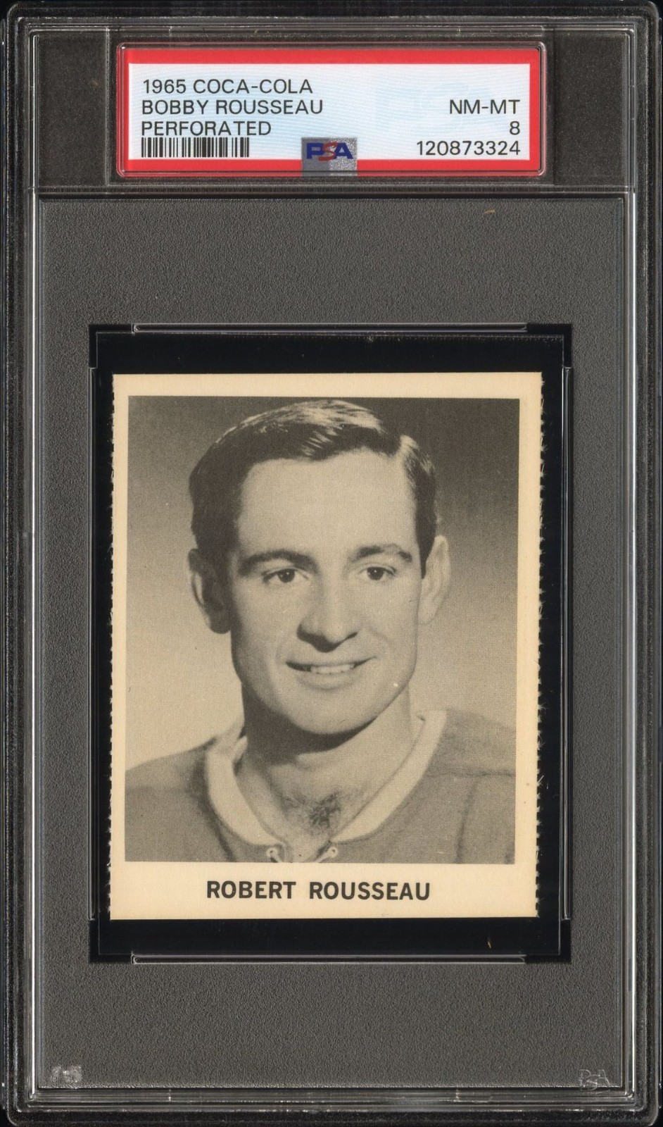 1965 Coca-Cola Bobby Robert Rousseau PSA 8 NM-MT