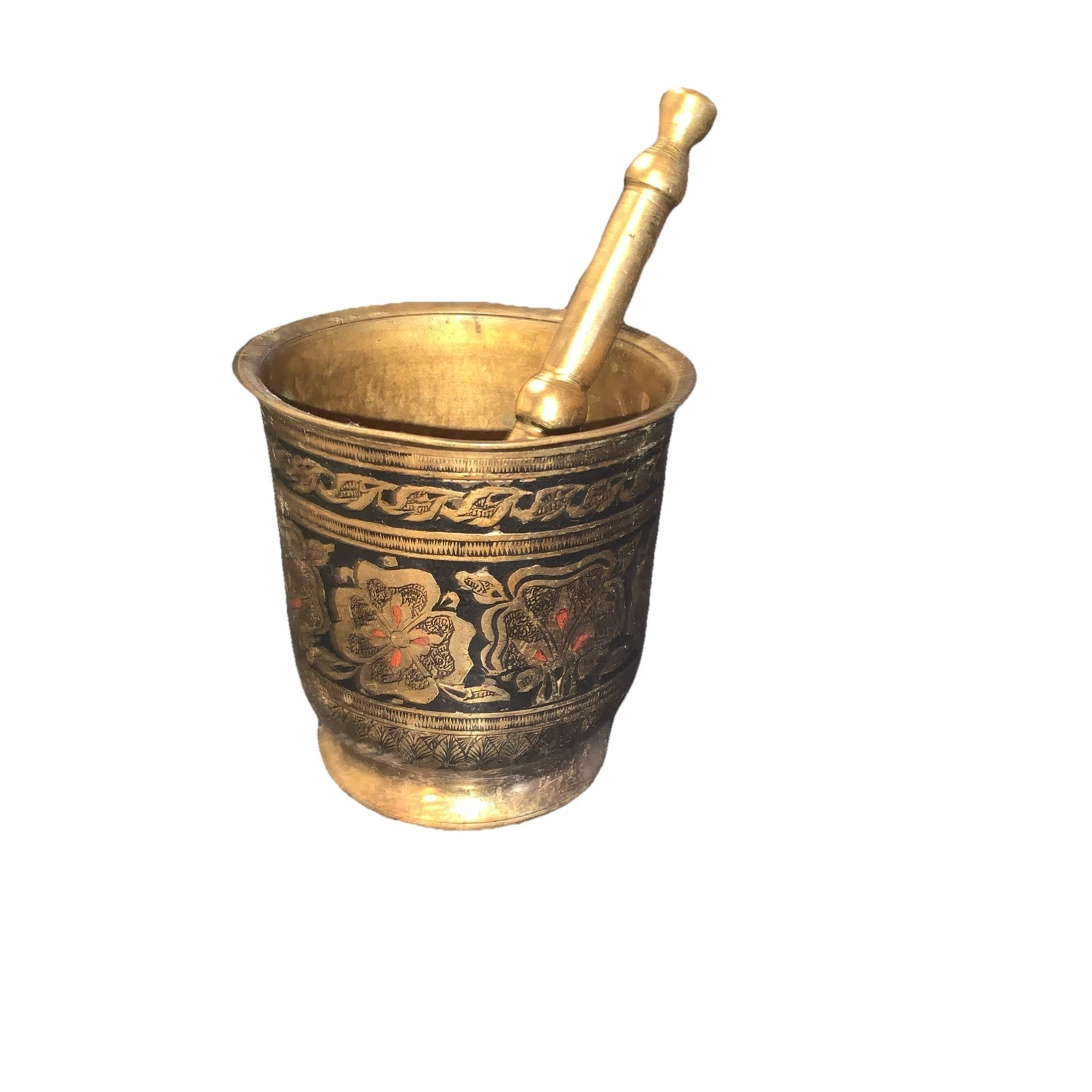 Bronze Pestle and Mortar Set Islamic Style 700 grams